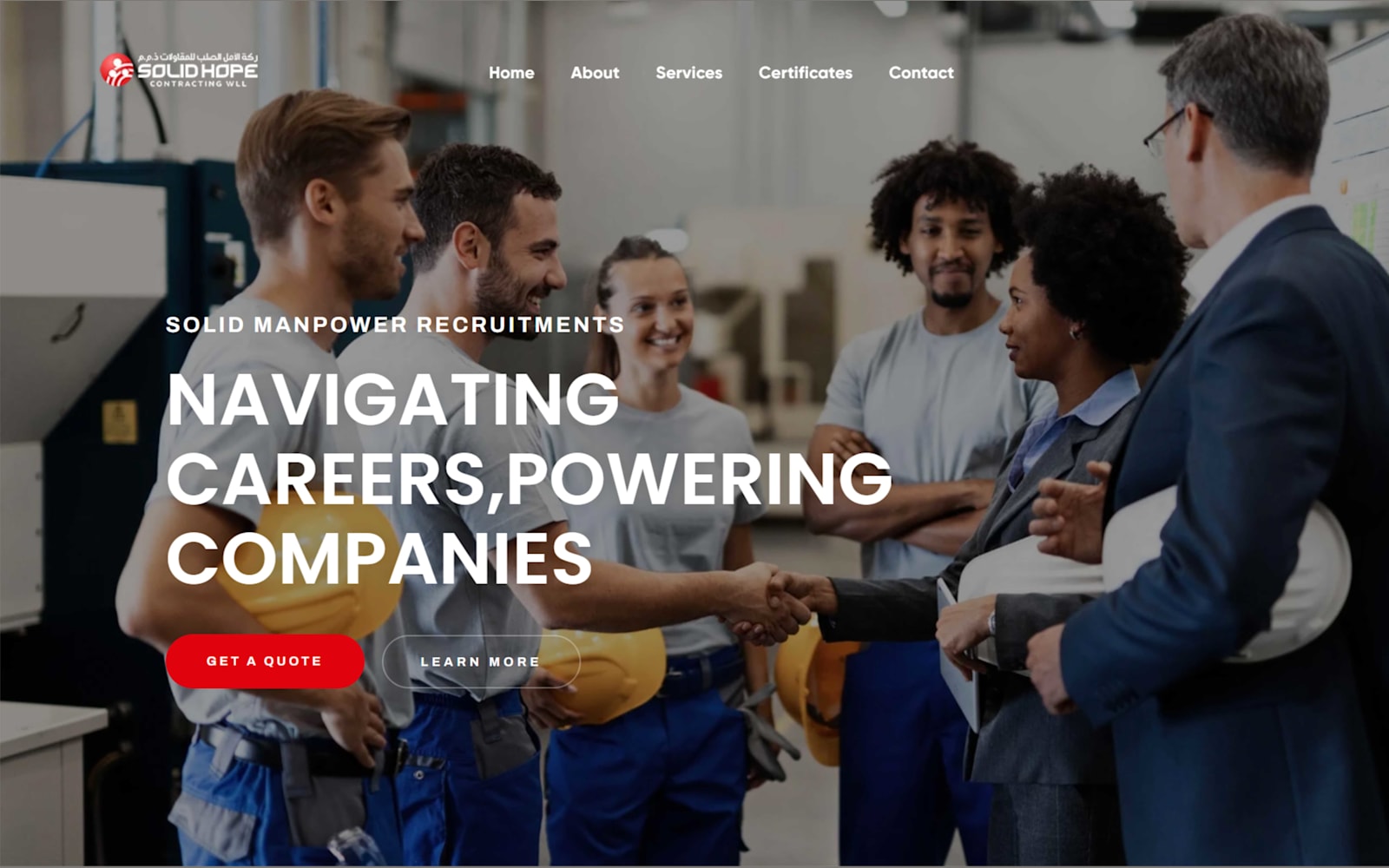 Solid Manpower Website Design — Website Design by Mr. Malayali
