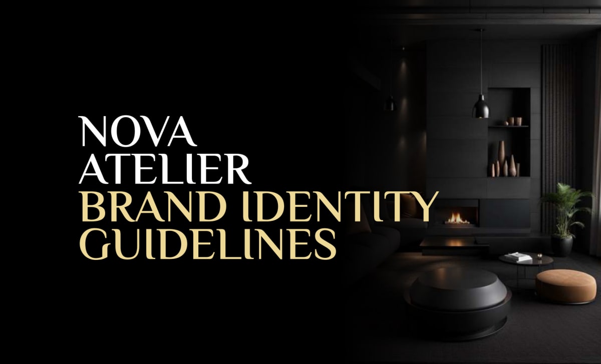 Nova Atelier Brand Identity Guidelines — page 1 of 38
