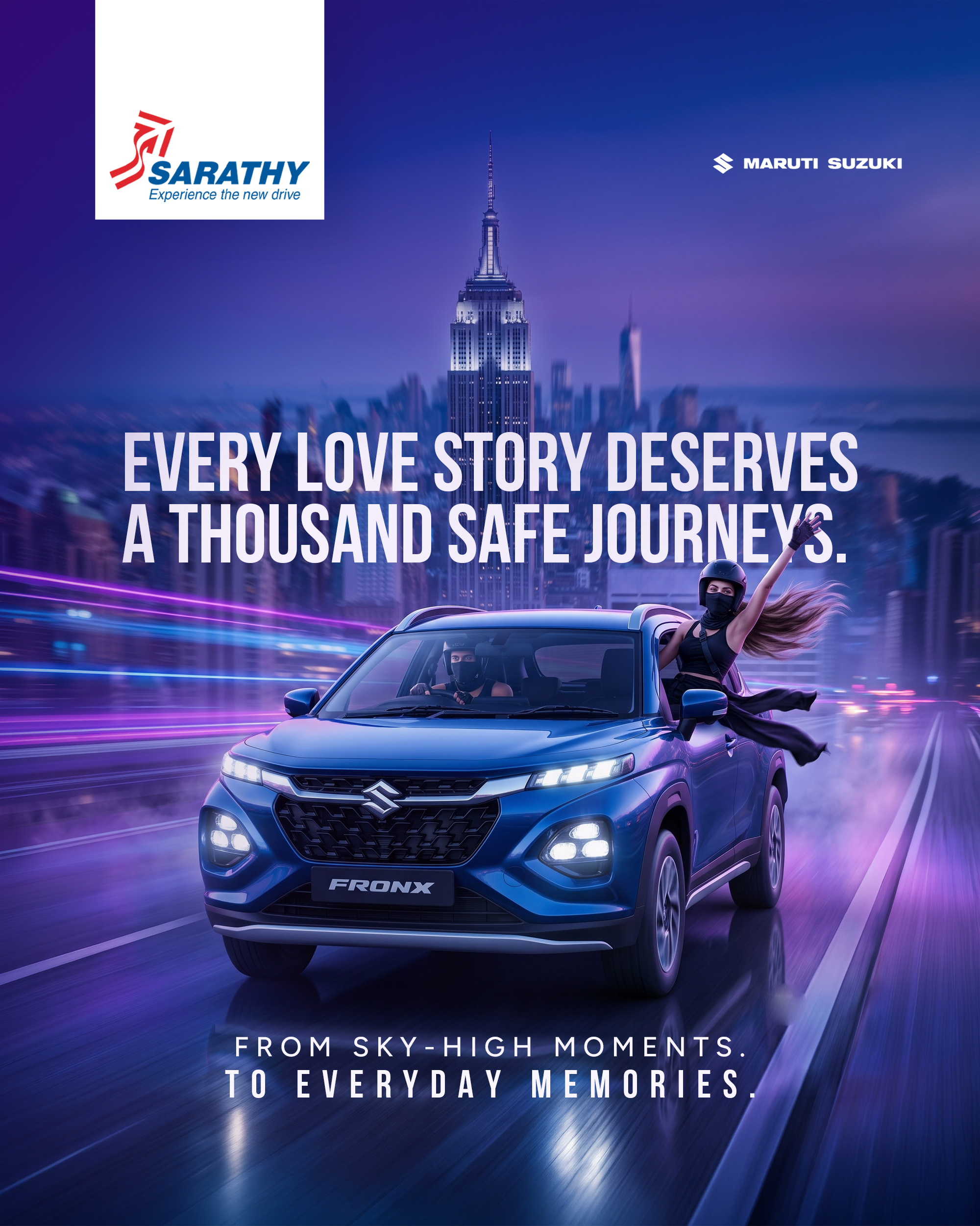 Sarathy Maruti Suzuki Social Media Creative — Social Media Posts by Mr. Malayali